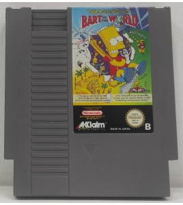 The Simpsons Bart Vs The World Jeu Nintendo NES Pal AF983