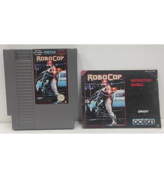 Robocop Jeu Nintendo NES Pal Avec Notice AF986