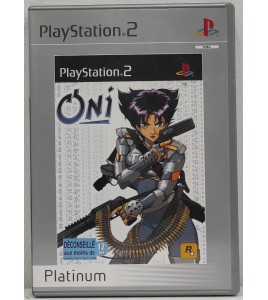 Oni Jeu Playstation 2 PS2 Platinum  Avec Notice BC04