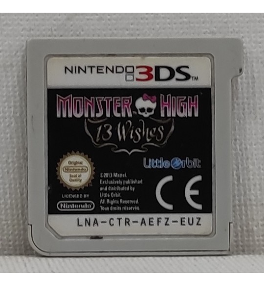 Monster High : 13 SouhaitsJeu Nintendo  3DS BC09