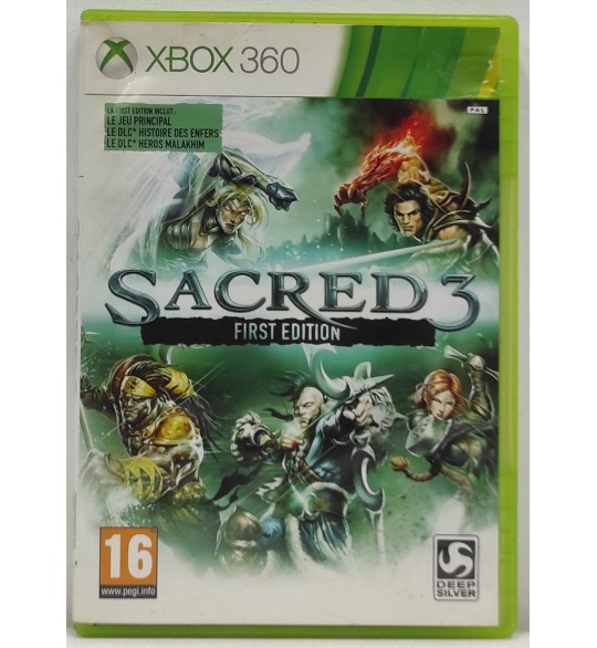 Sacred 3 Jeu Xbox 360 Avec Notice BC18