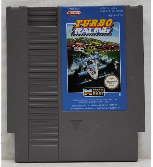 Turbo Racing Jeu Nintendo NES Pal BC20