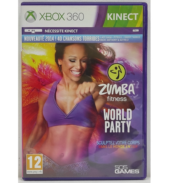Zumba World Party Jeu Xbox 360 Kinect Avec Notice BC30