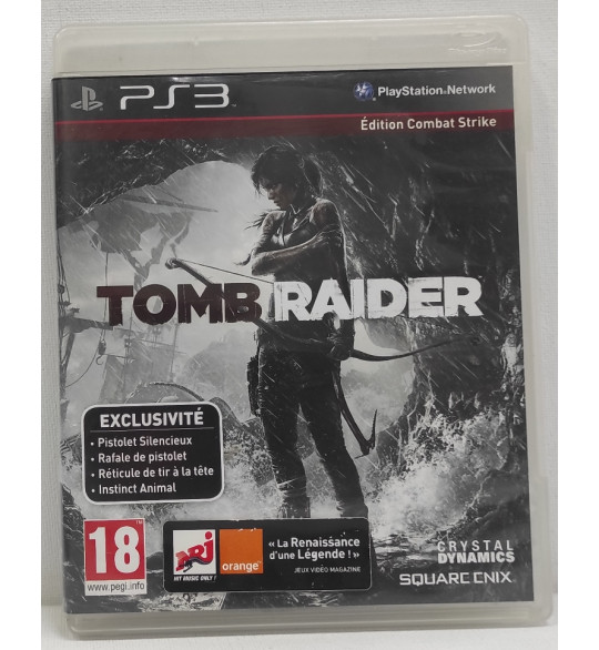 Tomb Raider : Édition Combat Strike Jeu Playstation 3 PS3 Avec Notice BC52