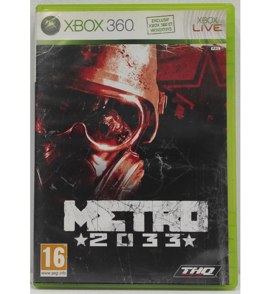  Metro 2033  Jeu Xbox 360 Avec Notice BC60