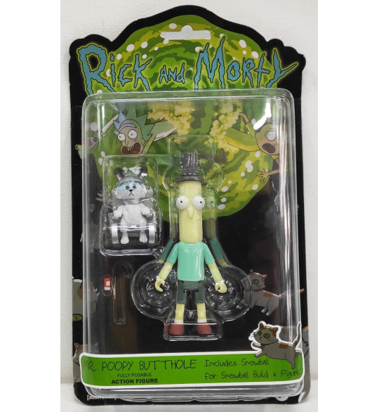 Figurine articulée Rick & Morty Poopy Butthole 10 cm BC63