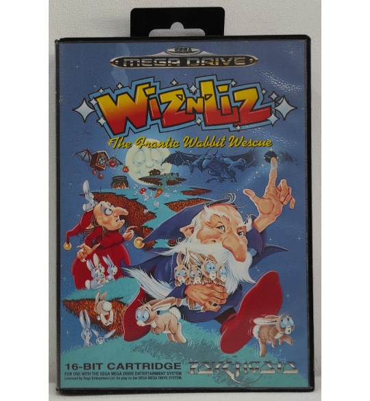 Wiz 'n' Liz : The Frantic Wabbit Wescue Jeu Sega Mega Drive Pal Sans Notice BC76