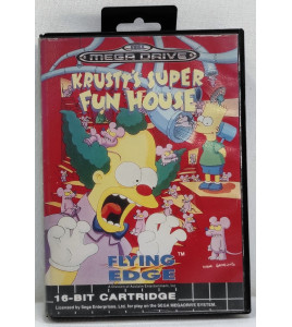 Krusty's Fun House Jeu Sega Mega Drive  Pal Avec Notice BC80