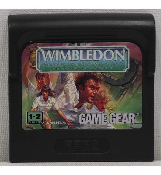 Wimbledon Jeu Sega Game Gear Pal BC158