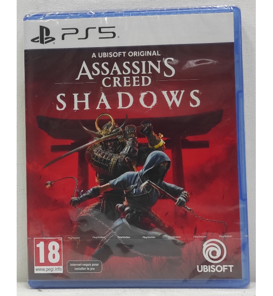 Assassin's Creed Shadows Jeu PS5 Playstation 5 Neuf sous Blister BC166