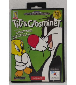Titi et Grosminet  Jeu Sega Mega Drive  Pal Avec Notice BC188
