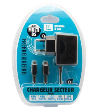 Alimentation secteur NEW3DSXL/ NEW3DS/ 2DS/ 3DS/ 3DS XL/ DSi/ DSi XL/ DS Lite