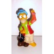 FIGURINE LES SIMPSON - HOMER DEGUISE EN CLOCHARD (8x4cm)