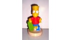  FIGURINE LES SIMPSON - BART AVEC SKATEBOARD FOX 1998 (11x5,5cm)