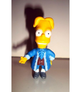 FIGURINE LES SIMPSON - BART PARIODE RENAISSANCE (5x3cm)