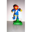 FIGURINE SIMPSON SERIE BURGER KING- WILLIE LE JARDINIER FOOTBALLEUR SOCCER