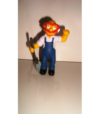 FIGURINE LES SIMPSON WILLY LE JARDINNIER (8x5cm)