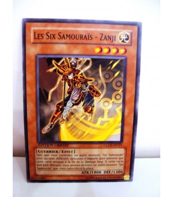 GLD2-FR021 Les Six Samouraïs - Zanji GLD2-FR021 Yugioh Pack Gold serie 2