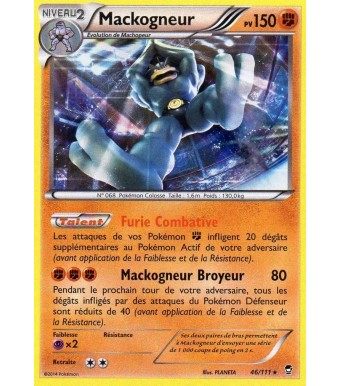 CARTE POKEMON Mackogneur 150pv Holo 