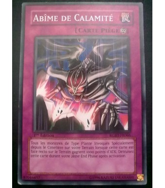 carte yu-gi-oh - abime de calamité - rgbt-fr066 - commune 