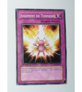 CARTE YU GI OH! VERSION FRANCAISE JUGEMENT DU TONNERRE TDGS-FR077