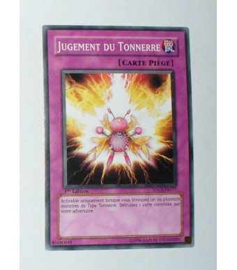 CARTE YU GI OH! VERSION FRANCAISE JUGEMENT DU TONNERRE TDGS-FR077