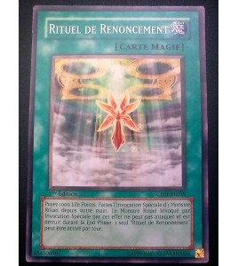 carte yu-gi-oh - rituel de renoncement - cdip-fr039 - commune