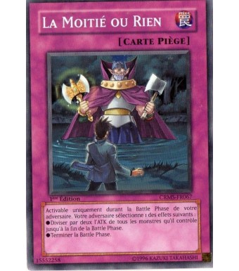 Carte Yu-Gi-Oh! La Moitié ou Rien CRMS-FR067