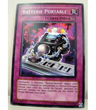 carte yu-gi-oh - batterie portable - lodt-fr074