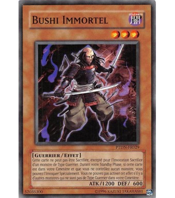 carte Yu-Gi-Oh - Bushi Immortel PTDN FR029