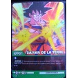  Carte Dragon ball Z Saiyan de la Terre DB-377 Brillante  HOLO