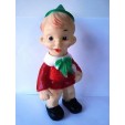 ANCIENNE FIGURINE POUET EN VINYL - PINNOCHIO MADE IN ITALY 