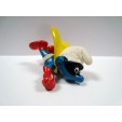 figurine Schtroumpf Superman   Schleich 