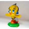 figurine titi & gros  minet avec walkman warner bros bully 1983