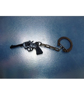ANCIEN PORTE CLE KEYCHAIN - PISTOLET GUN N°2 