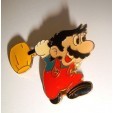 Pin's pin JEU DE CONSOLE VIDEO NINTENDO  MARIO BROS ET SON MAILLET HAMMER