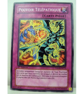 CARTE YU GI OH VERSION FRANCAISE POUVOIR TELEPATHIQUE 1 ERE EDITION TDGS-FR072