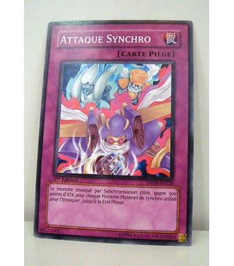 carte yu-gi-oh - attaque synchro - dp08-fr028 - commune
