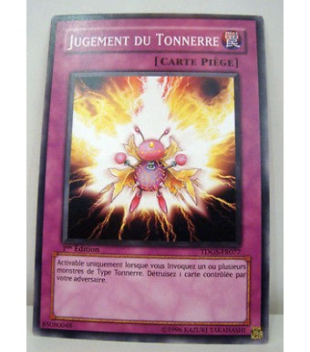 carte yu-gi-oh - jugement du tonnerre - tdgs-fr077 - commune 
