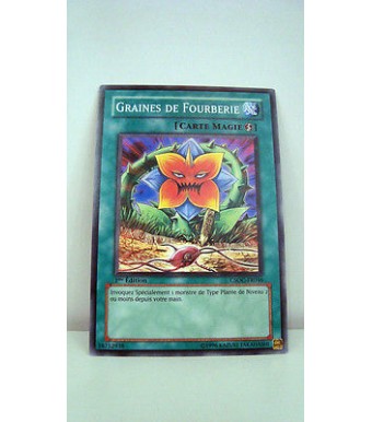 carte yu-gi-oh - graines de fourberie - csoc-fr046 - commune