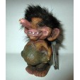 VINTAGE TROLL NORVEGIEN FAIT A LA MAIN NY FORM TROLL DOLL AVEC ETIQUETTE (11x6cm