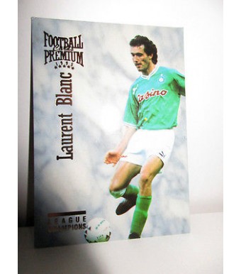 football Carte cards premium panini 1995 n°23 laurent blanc saint etienne