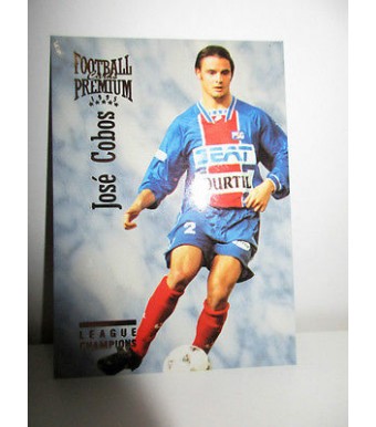 football Carte cards premium panini 1995 n°26 jose cobos psg