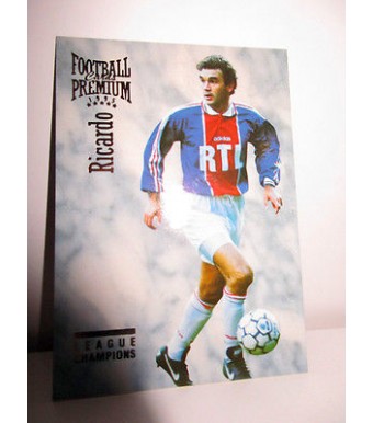 football Carte cards premium panini 1995 n°44 ricardo psg