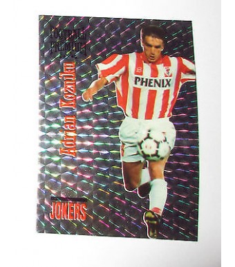 football Carte cards premium panini 1995 joker n°j11 adrian kozniku cannes 