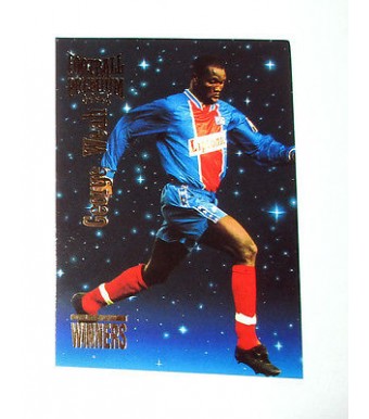 football Carte cards premium panini 1995 n°w43 georges weah psg