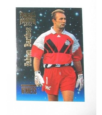 football Carte cards premium panini 1995 n°w 06 fabien barthez olympique de mars